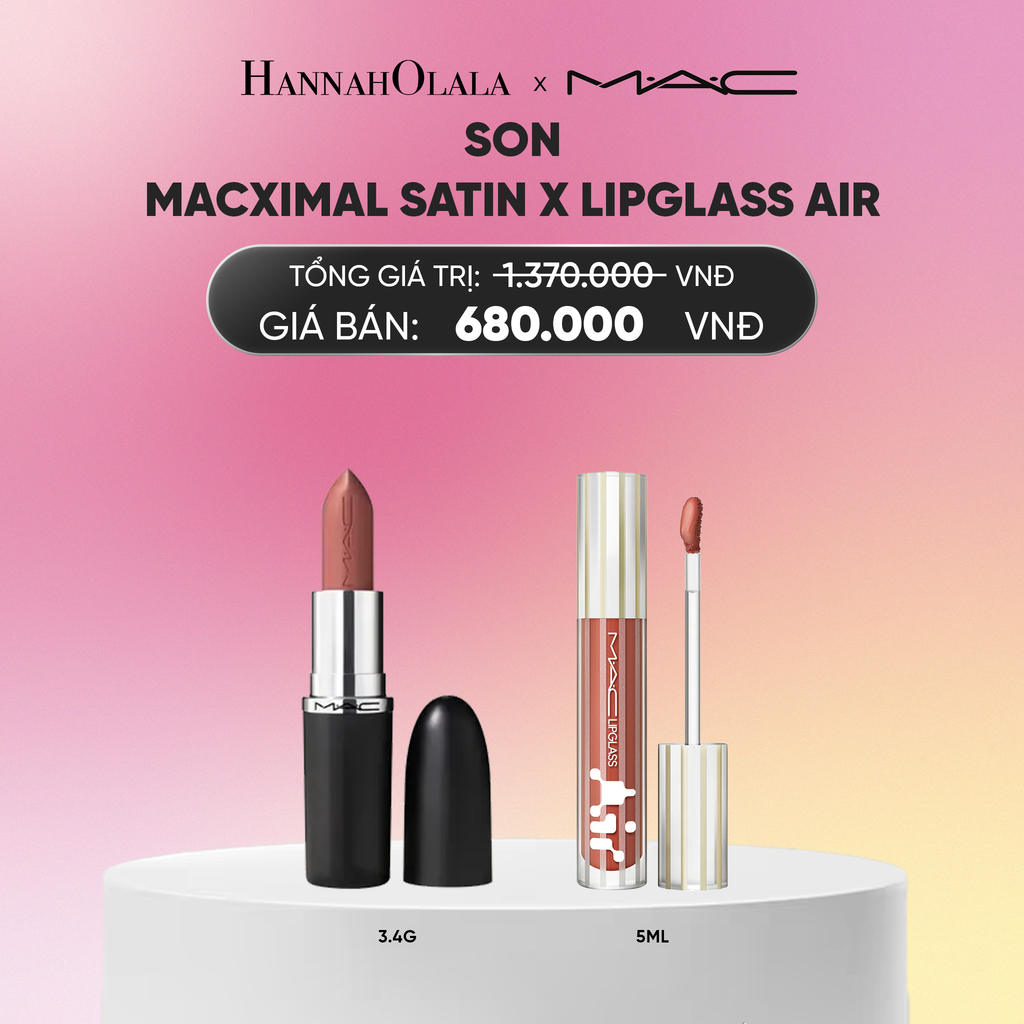  SON LÌ BIỂU TƯỢNG MACXIMAL SATIN & LIPGLASS AIR_A1178 