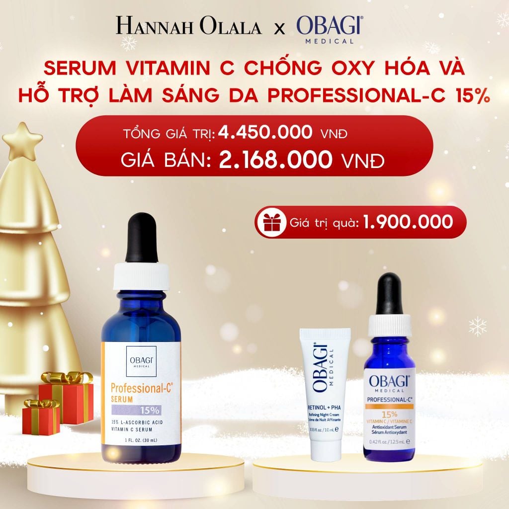 A2006_DEAL 13: SERUM VITAMIN C CHỐNG OXY HÓA, HỖ TRỢ LÀM SÁNG DA PROFESSIONAL-C 15% 30ML 