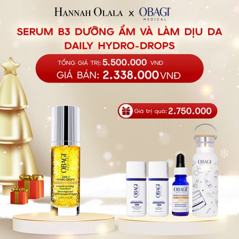  DEAL 4: SERUM B3 DƯỠNG ẨM VÀ LÀM DỊU DA DAILY HYDRO-DROPS 30ML ​ 