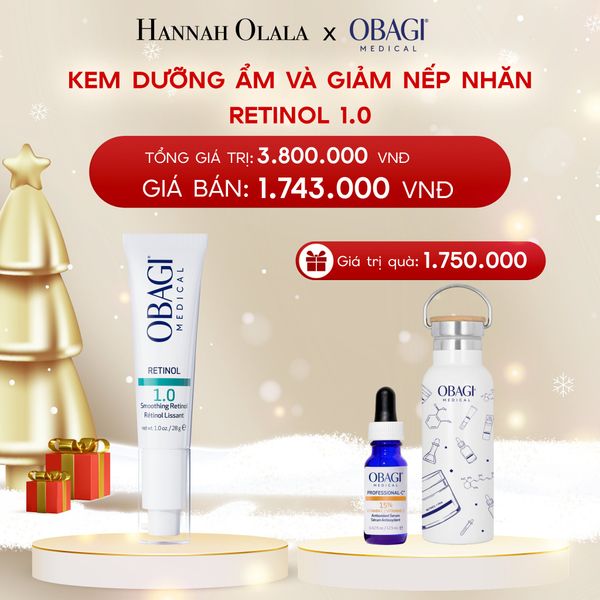  A551_DEAL 6: KEM DƯỠNG ẨM VÀ GIẢM NẾP NHĂN RETINOL 1.0​ 28G 