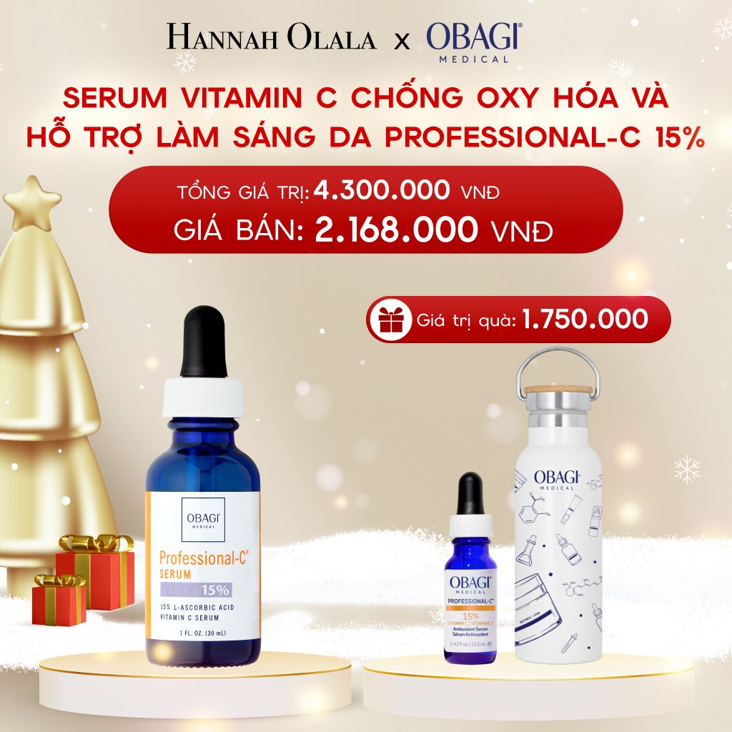  A552_DEAL 7: SERUM VITAMIN C CHỐNG OXY HÓA, HỖ TRỢ LÀM SÁNG DA PROFESSIONAL-C 15% 30ML 