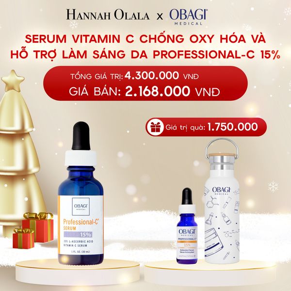  A552_DEAL 7: SERUM VITAMIN C CHỐNG OXY HÓA, HỖ TRỢ LÀM SÁNG DA PROFESSIONAL-C 15% 30ML 