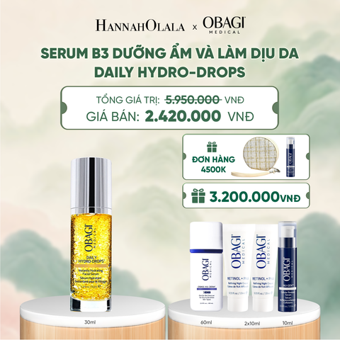  SERUM B3 DƯỠNG ẨM VÀ LÀM DỊU DA DAILY HYDRO-DROPS 30ML - DEAL 5 - A1550 