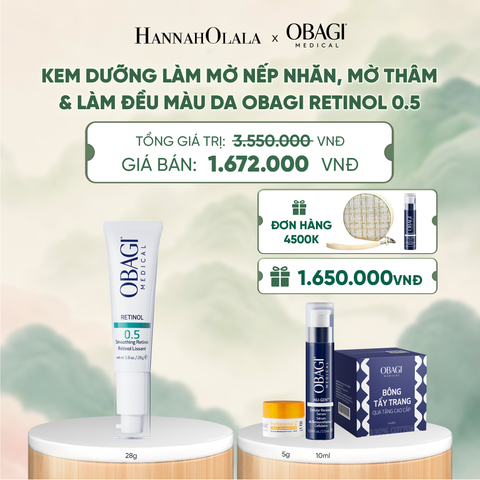  KEM DƯỠNG LÀM MỜ NẾP NHĂN & LÀM ĐỀU MÀU DA OBAGI RETINOL 0.5 28G - DEAL 8 - A1553 