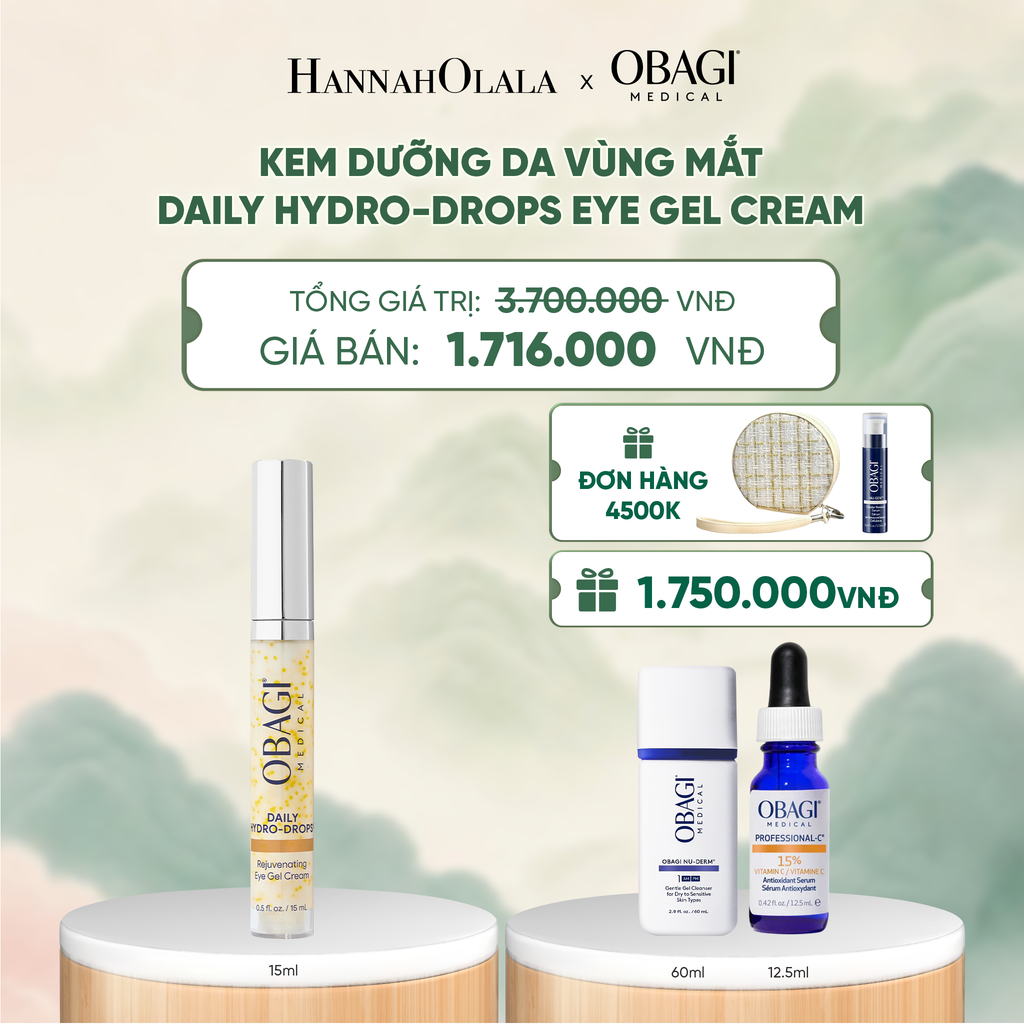  KEM DƯỠNG DA VÙNG MẮT DAILY HYDRO-DROPS EYE GEL CREAM 15ML - DEAL 11 - A1556 