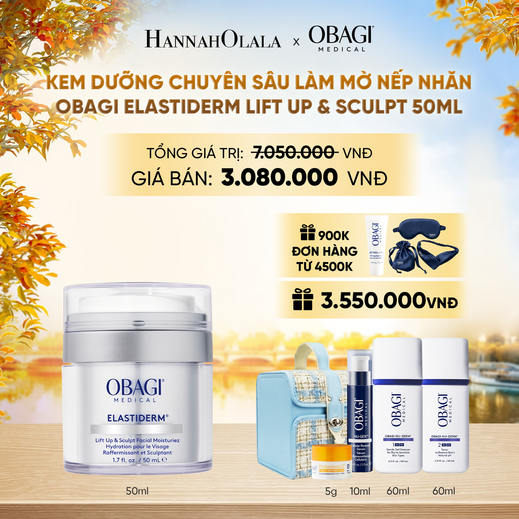 KEM DƯỠNG CHUYÊN SÂU LÀM MỜ NẾP NHĂN OBAGI ELASTIDERM LIFT UP & SCULPT 50ML - DEAL 4 - E842 