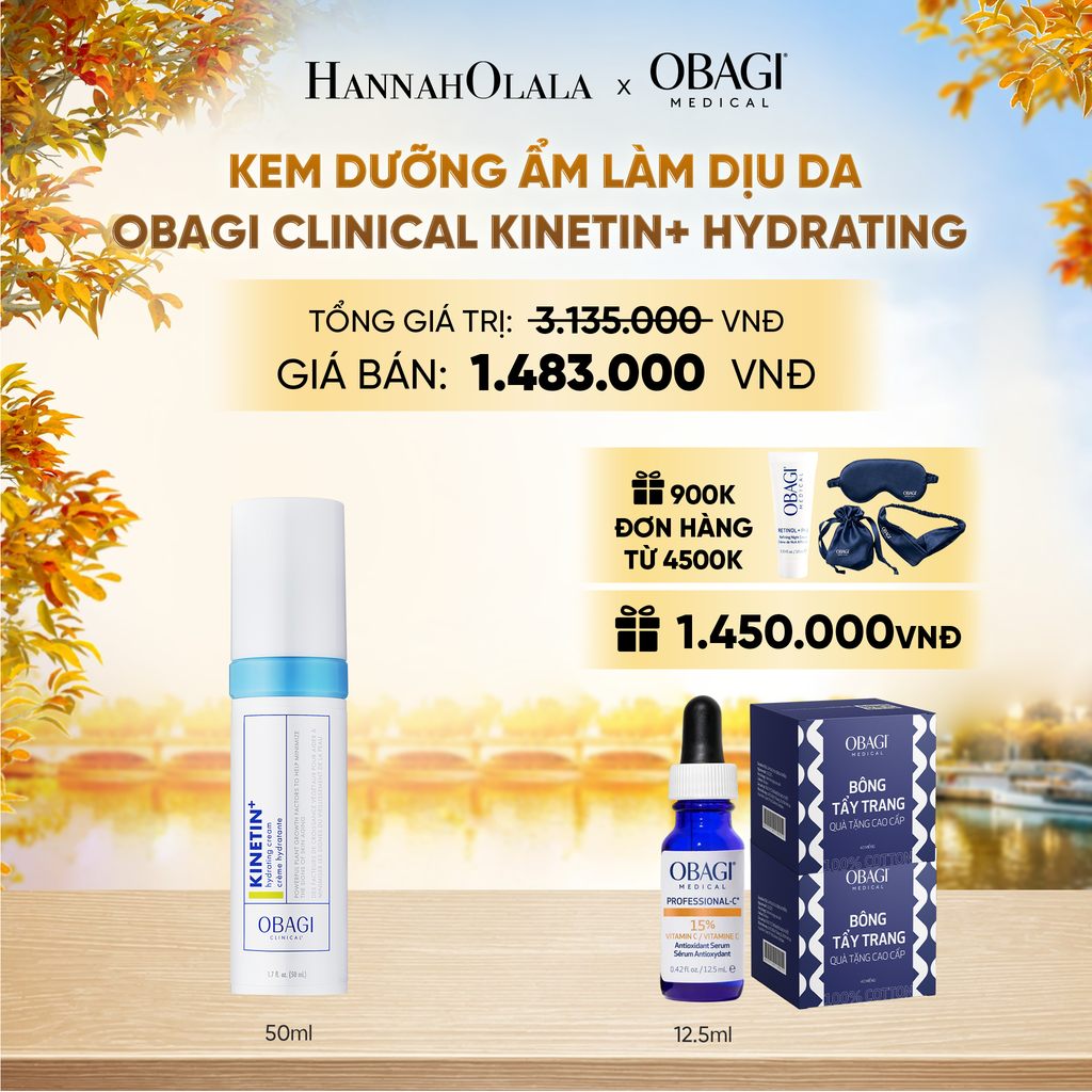  KEM DƯỠNG ẨM LÀM DỊU DA OBAGI CLINICAL KINETIN+ HYDRATING 50ML - DEAL 9 - E297 