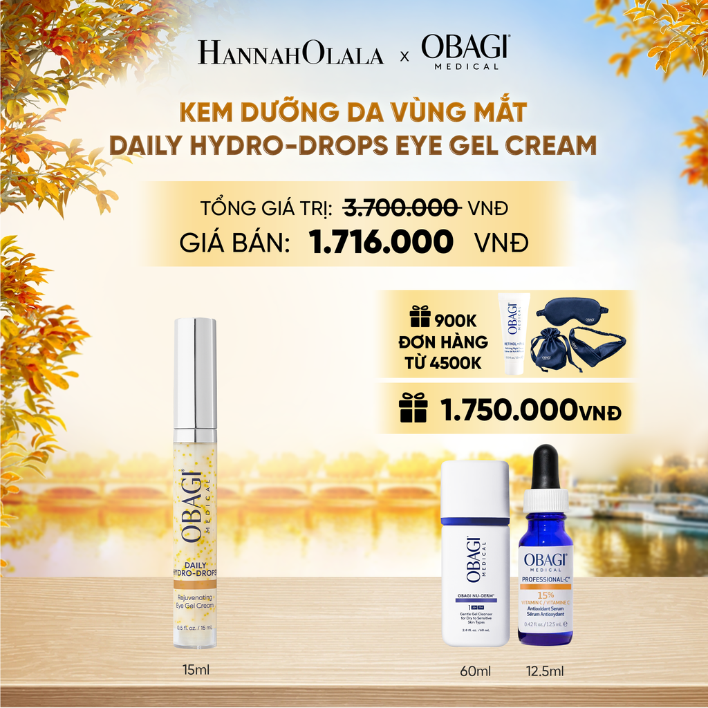  KEM DƯỠNG DA VÙNG MẮT DAILY HYDRO-DROPS EYE GEL CREAM 15ML - DEAL 11 - E299 