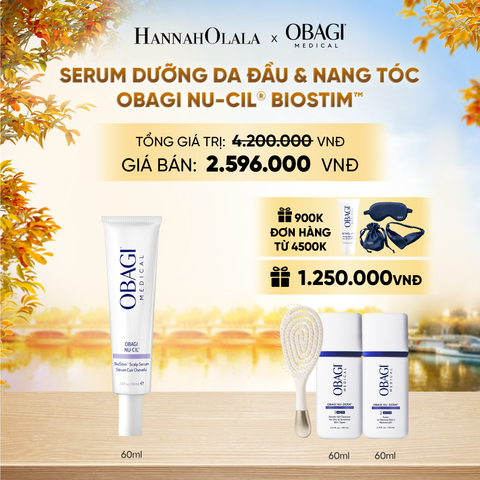  SERUM DƯỠNG DA ĐẦU & NANG TÓC OBAGI NU-CIL® BIOSTIM™ 60ML - DEAL 12 - E300 