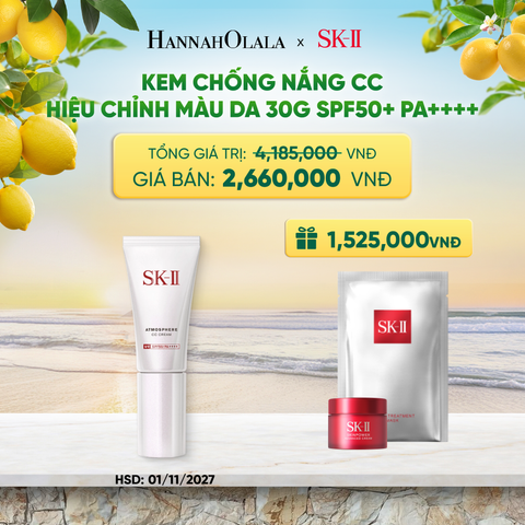  KEM LÓT CHỐNG NẮNG CC CREAM SPF50+ PA++++ (HSD: Tháng 11/2027) 