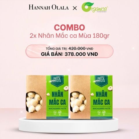  DEAL 10: COMBO 2 NHÂN MẮC CA MÙA 180GR 