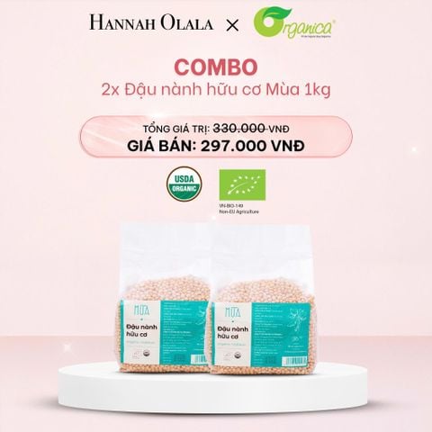 E1040_DEAL 4: COMBO 2 ĐẬU NÀNH HỮU CƠ MÙA 1KG 
