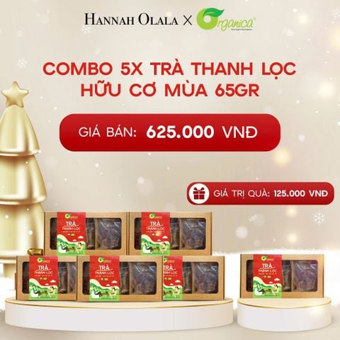  A1774_DEAL 10: COMBO 5X TRÀ THANH LỌC HỮU CƠ MÙA 65GR 