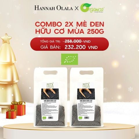  A1780_DEAL 16: COMBO 2 X MÈ ĐEN HỮU CƠ MÙA 250G 