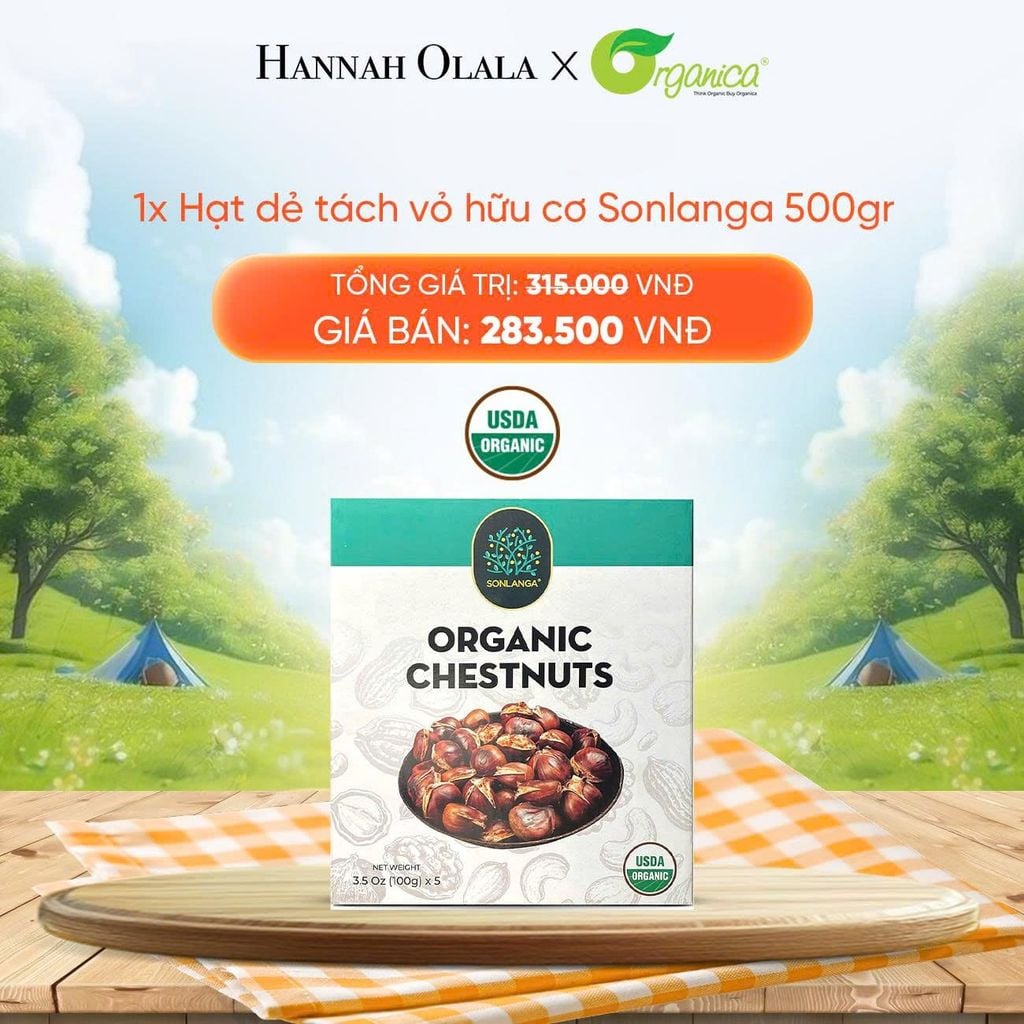  DEAL 17: HẠT DẺ HỮU CƠ SONLANGA 500GR 