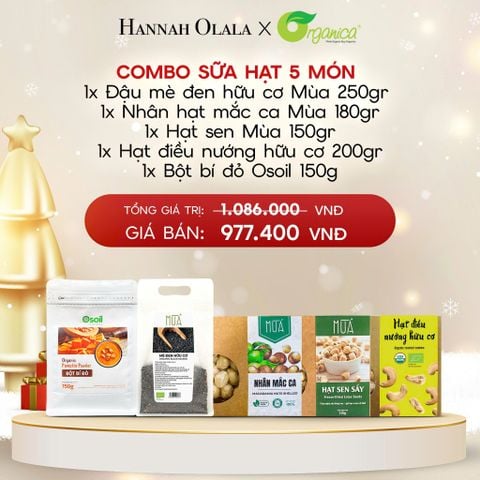  A1773_DEAL 1: COMBO SỮA HẠT 5 MÓN 