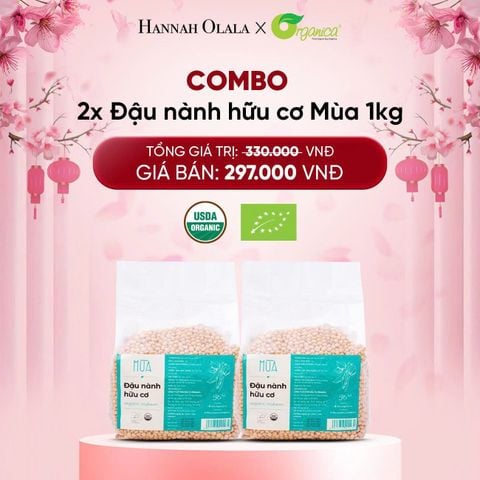  DEAL 21: COMBO 2 X ĐẬU NÀNH HỮU CƠ MÙA 1KG 