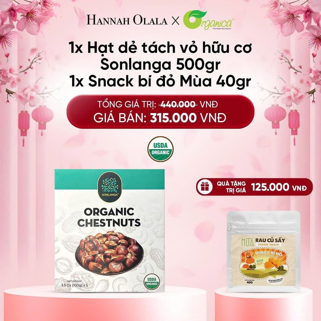  DEAL 22: HẠT DẺ HỮU CƠ SONLANGA 500GR 