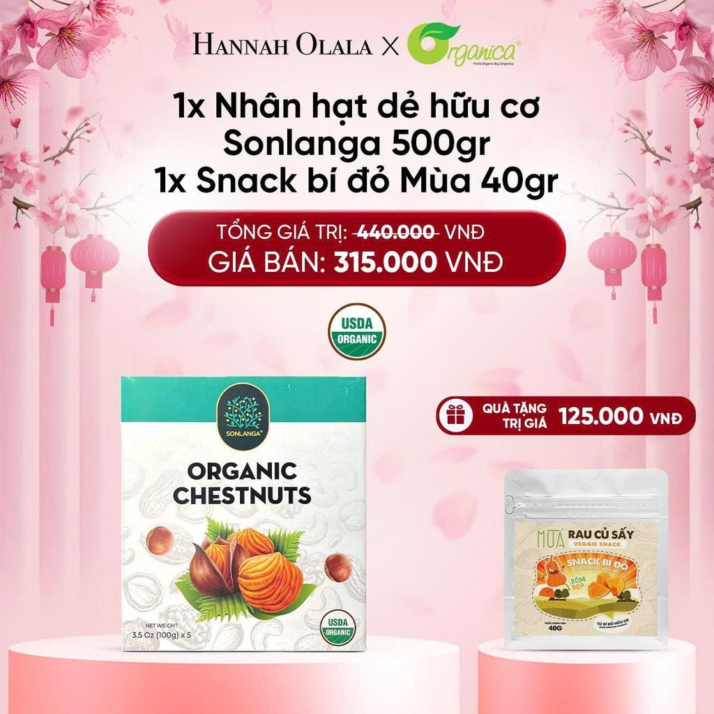  DEAL 22: HẠT DẺ HỮU CƠ SONLANGA 500GR 