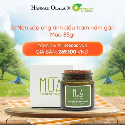  DEAL 24: NẾN SÁP ONG TINH DẦU MÙA 85GR 