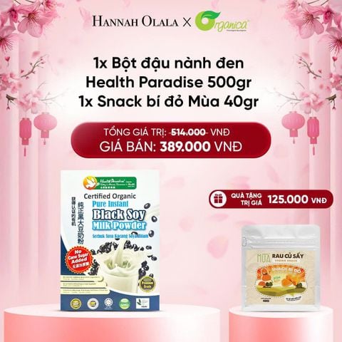  DEAL 24: BỘT ĐẬU NÀNH ĐEN HỮU CƠ HEALTH PARADISE 