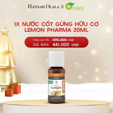  A1792_DEAL 26: NƯỚC CỐT GỪNG HỮU CƠ LEMON PHARMA 20ML 