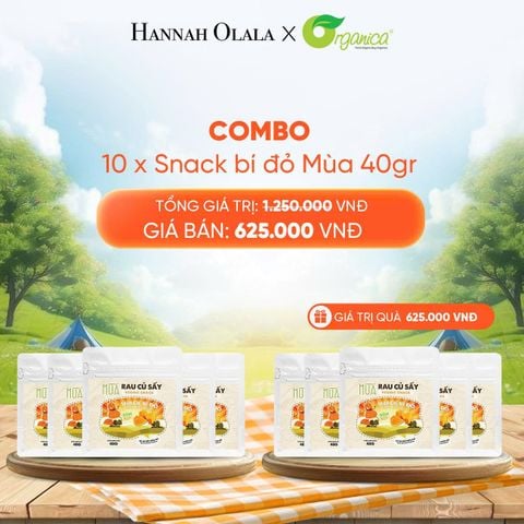  DEAL 28: COMBO SNACK BÍ ĐỎ MÙA 40GR 