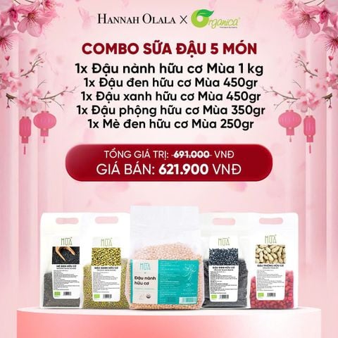  DEAL 2: COMBO SỮA ĐẬU 5 MÓN 