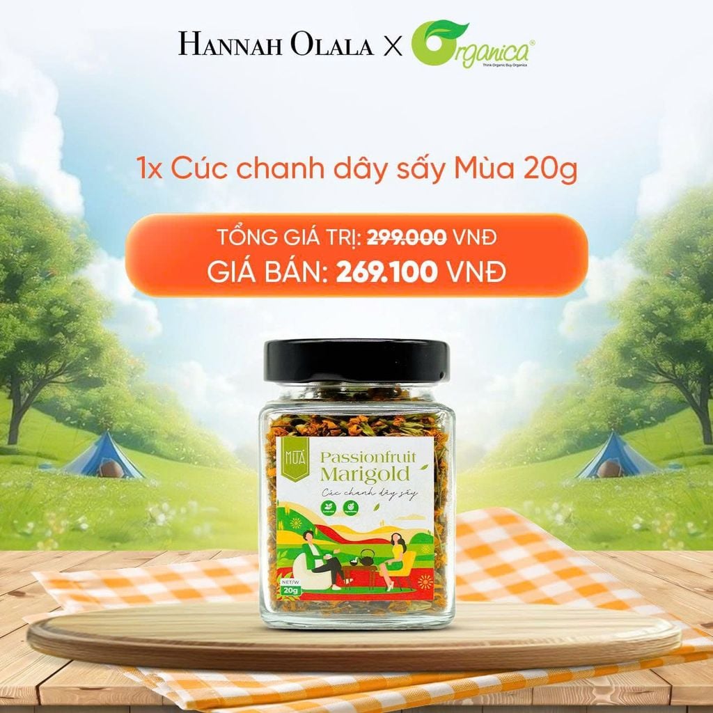  DEAL 30: HOA CÚC CHANH DÂY SẤY MÙA 20 GR 