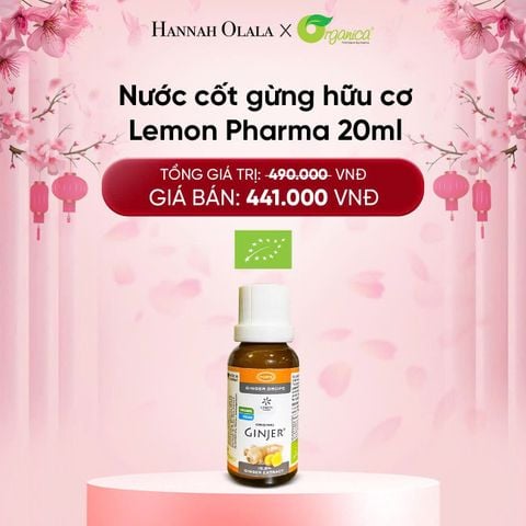  DEAL 30: NƯỚC CỐT GỪNG HỮU CƠ LEMON PHARMA 20ML 
