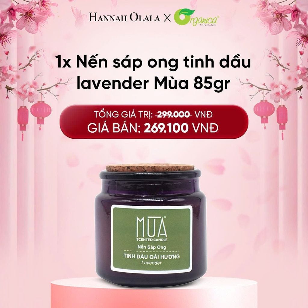  DEAL 33: NẾN SÁP ONG TINH DẦU MÙA 85GR 