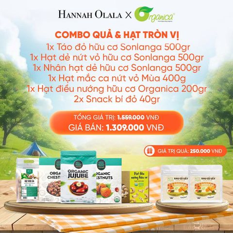  DEAL 4: COMBO QUẢ & HẠT TRÒN VỊ 5 MÓN 