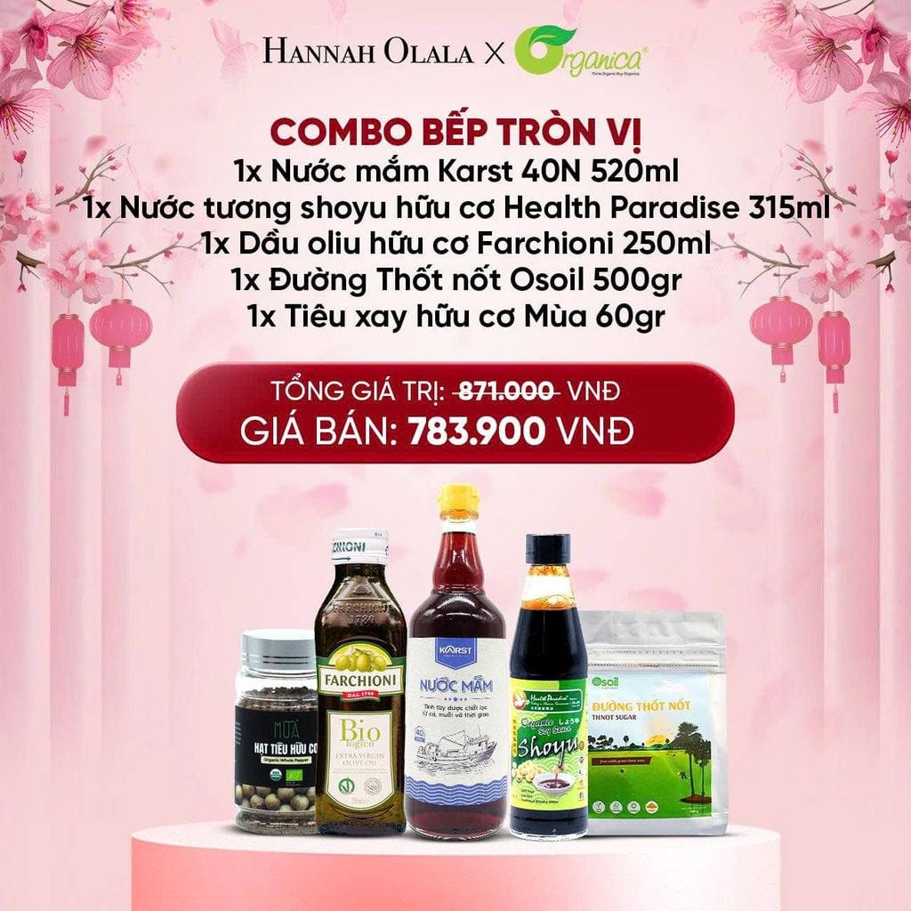  DEAL 4: COMBO BẾP TRÒN VỊ 