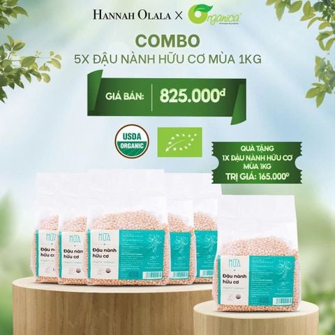  DEAL 2: COMBO 5KG ĐẬU NÀNH HỮU CƠ MÙA 