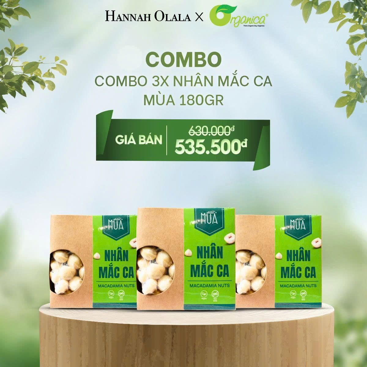  E41_DEAL 5: COMBO 3 TÚI NHÂN MẮC CA MÙA 180GR 