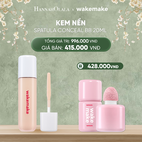  DEAL 5: KEM NỀN WAKEMAKE SPATULA CONCEAL BB 3 TRONG 1 TIỆN DỤNG 