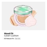  C363_DEAL 4: (PHIÊN BẢN SODA CAFE) PHẤN NƯỚC PERIPERA CHE PHỦ & CẤP ẨM MOOD FIT COVER CUSHION 15G 