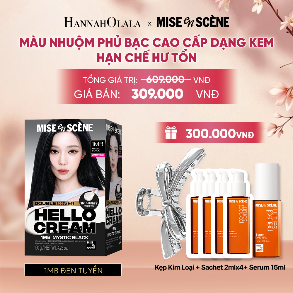  KEM NHUỘM PHỦ BẠC CAO CẤP HELLO CREAM DOUBLE COVER - A381 