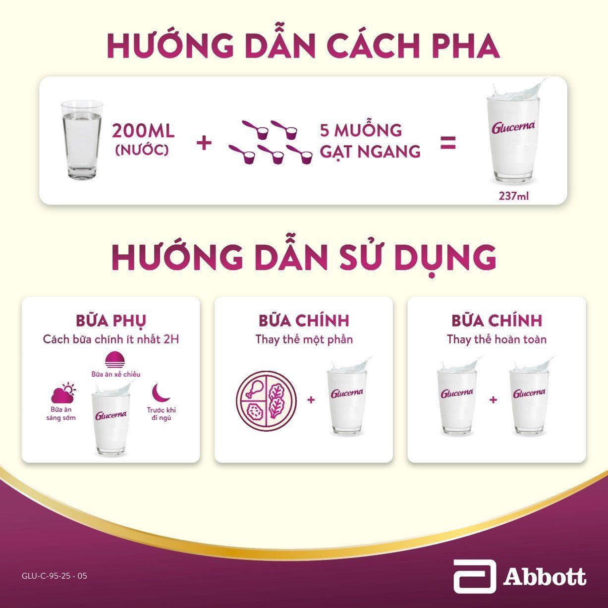  E83_DEAL 2: 2 LON GLCUERNA DẠNG BỘT HƯƠNG VANI 800G 