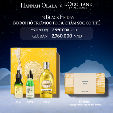  DEAL 23: [SET LỄ HỘI 2025] BỘ ĐÔI HỖ TRỢ MỌC TÓC VÀ CHĂM SÓC CƠ THỂ 