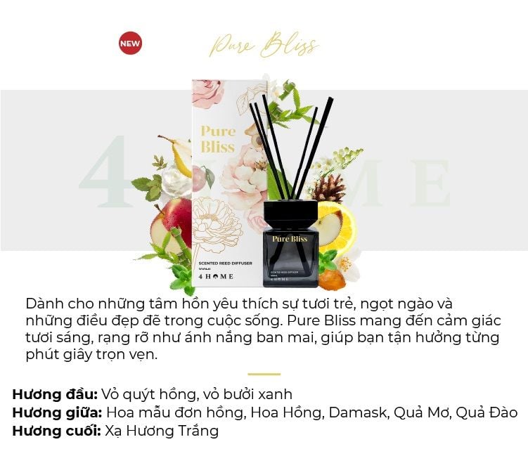  DEAL 1: TINH DẦU TÁN HƯƠNG 4HOME 100ML (MỚI) 