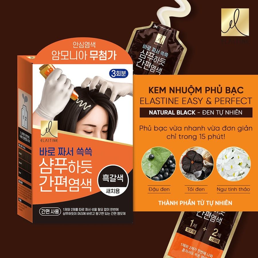  COBMO 02 KEM NHUỘM PHỦ BẠC ELASTINE EASY & PERFECT 60G 