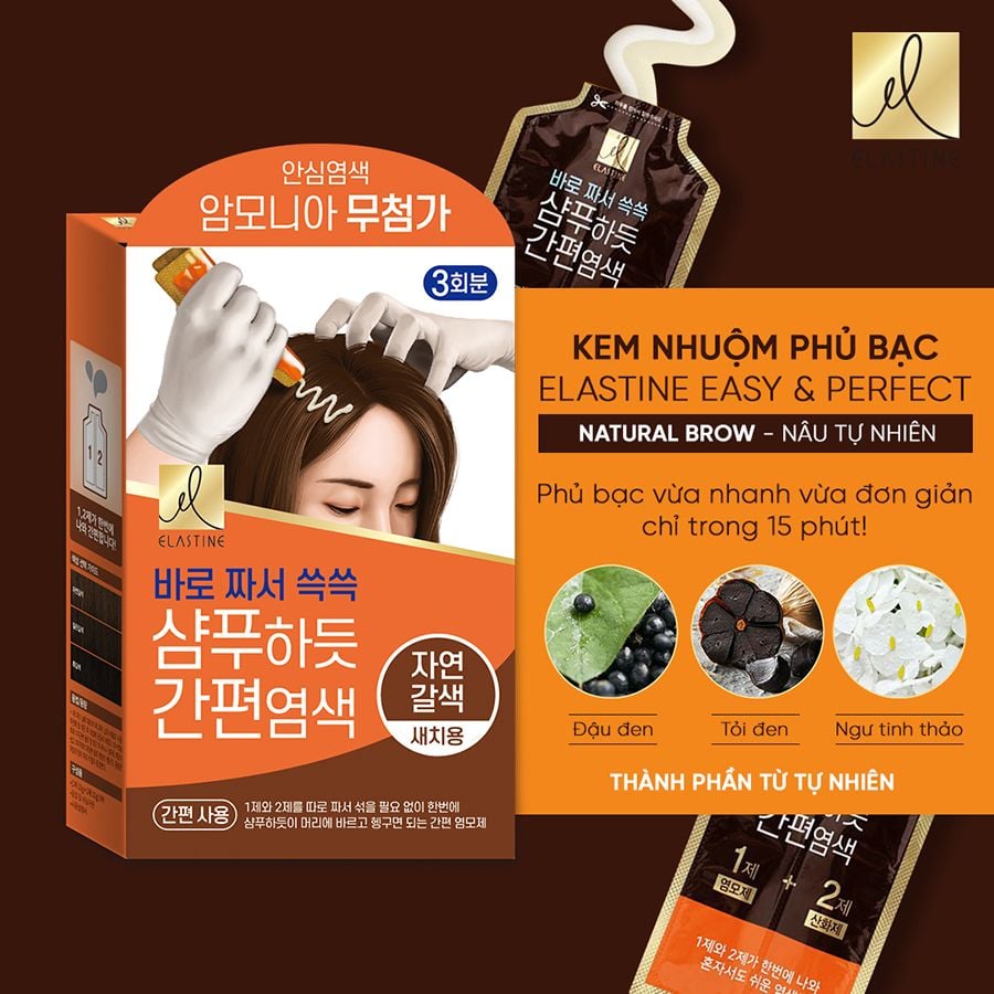  COBMO 02 KEM NHUỘM PHỦ BẠC ELASTINE EASY & PERFECT 60G 