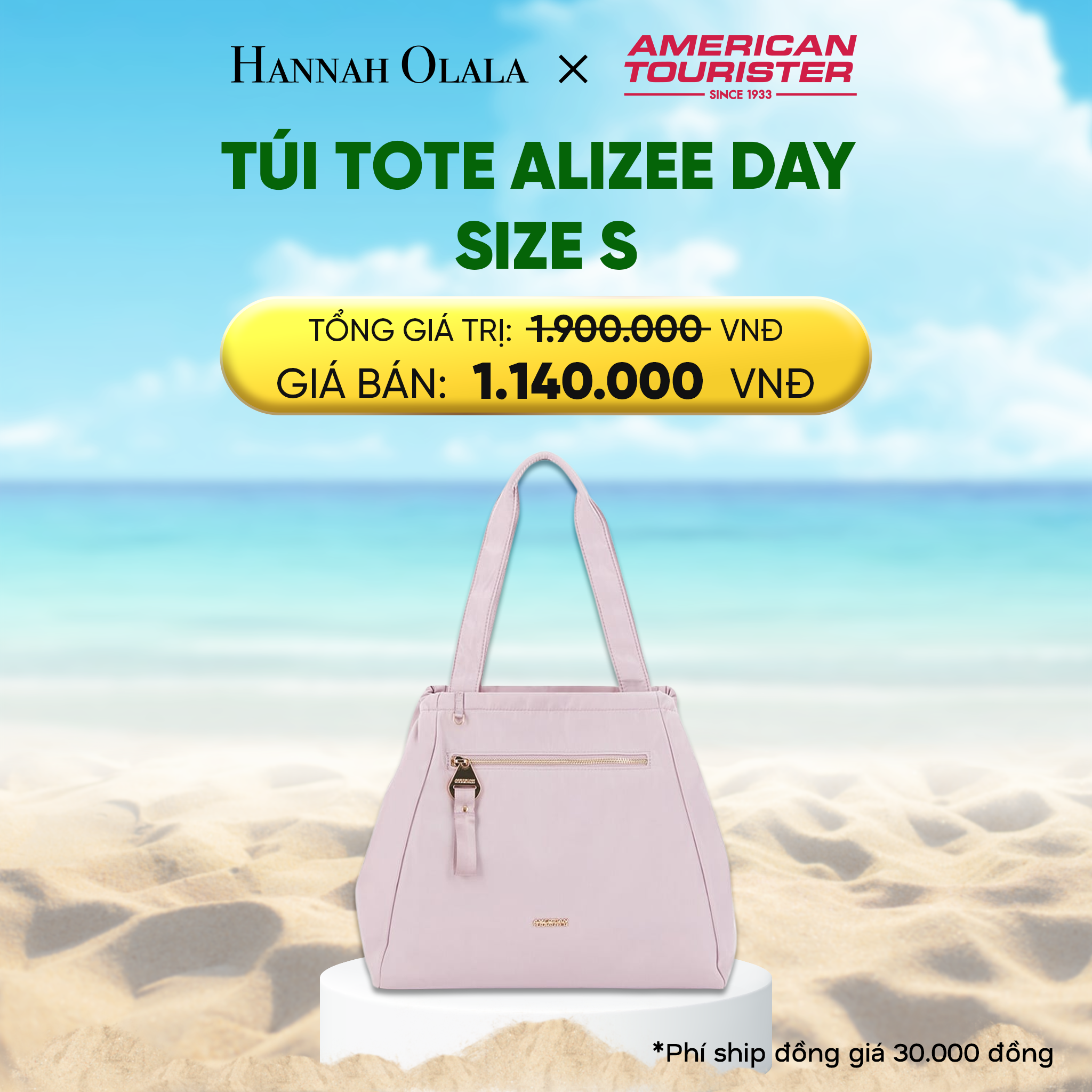 Túi Tote Alizee Day Size S - Hannah Olala