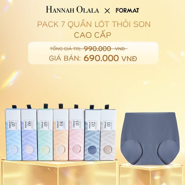  C338_DEAL 2: PACK 7 QUẦN LÓT THỎI SON SIÊU MÁT MỊN FORMAT 