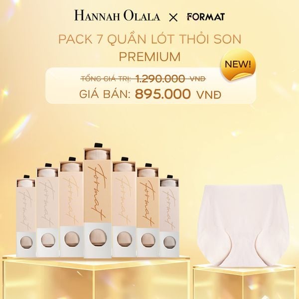  C305_DEAL 1: PACK 7 QUẦN LÓT THỎI SON PREMIUM (new) 