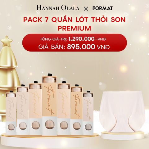  DEAL 1: PACK 7 QUẦN LÓT THỎI SON PREMIUM (new) 