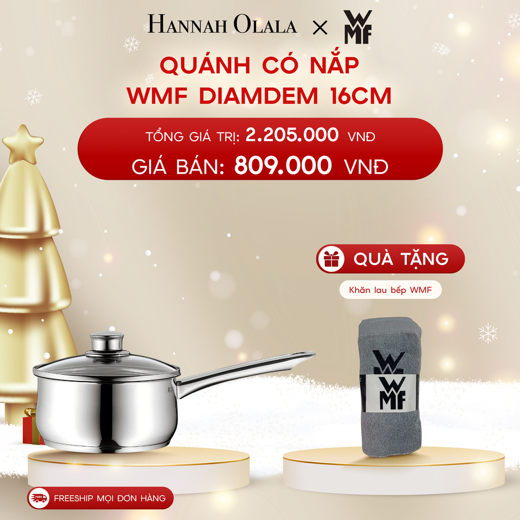  A543_DEAL 4: QUÁNH CÓ NẮP WMF DIAMDEM 16CM 