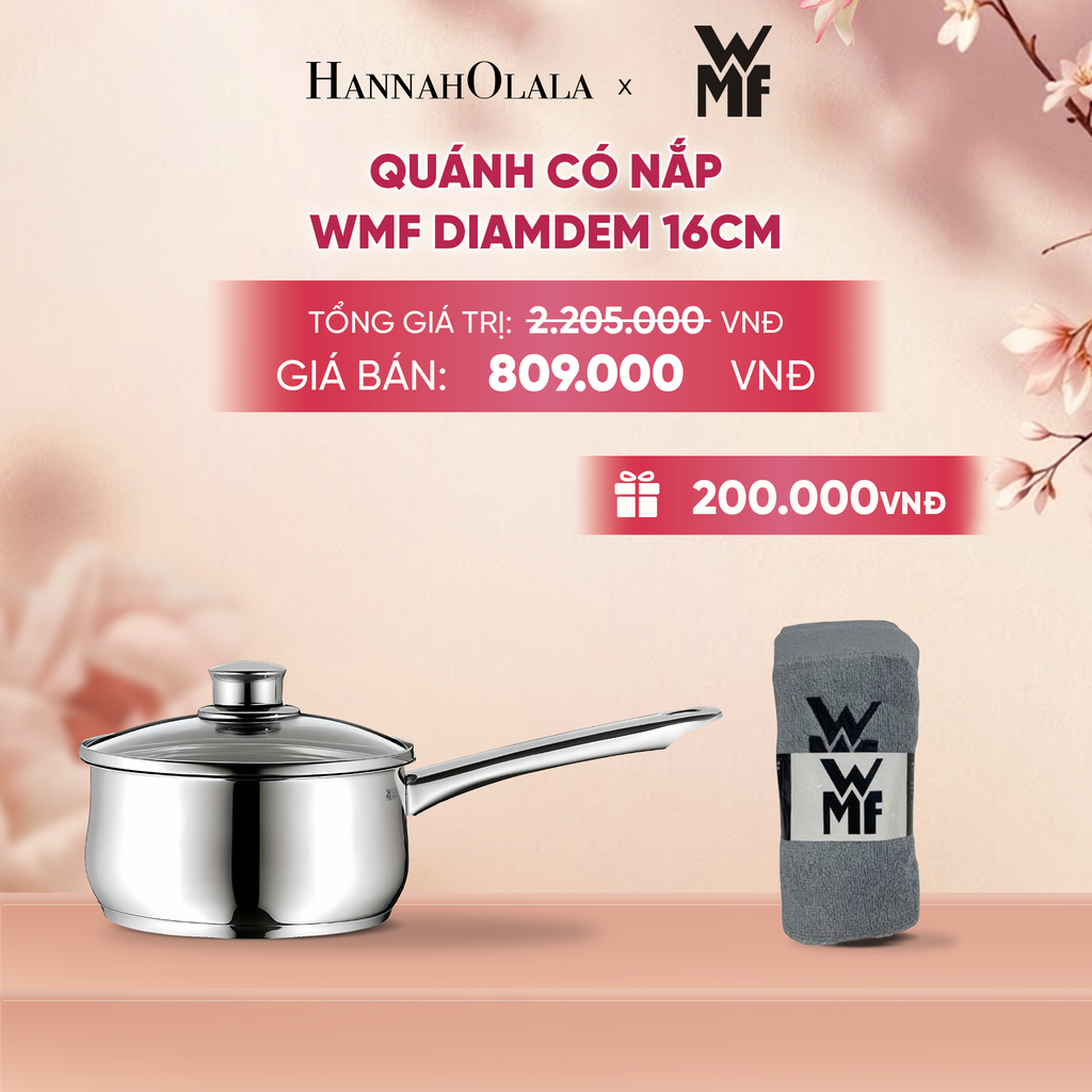  QUÁNH CÓ NẮP WMF DIAMDEM 16CM - A908 