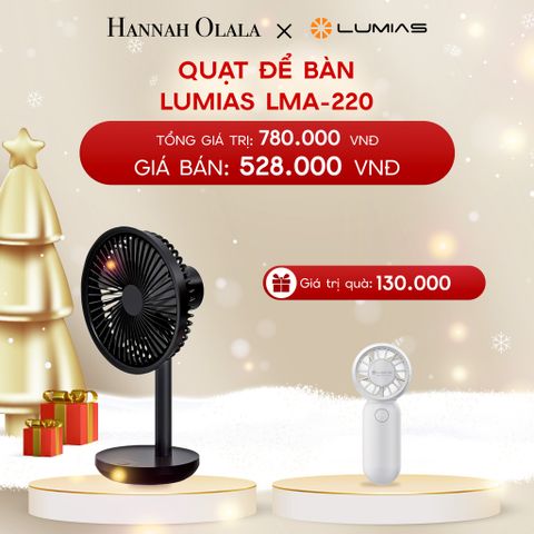  A82_DEAL 29: QUẠT ĐỂ BÀN LUMIAS LMA-220 
